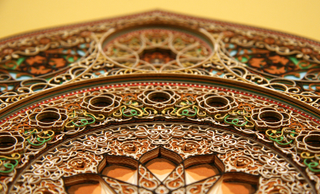 Illustration for article titled Incredibly beautiful windows made from stacked laser-cut paper
